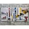 Triton Products 36 pc DuraHook Assortment W/ 24" W x 48" H x 1/4" D White Polypropylene Pegboard DB-36WH-KIT - alternate 3